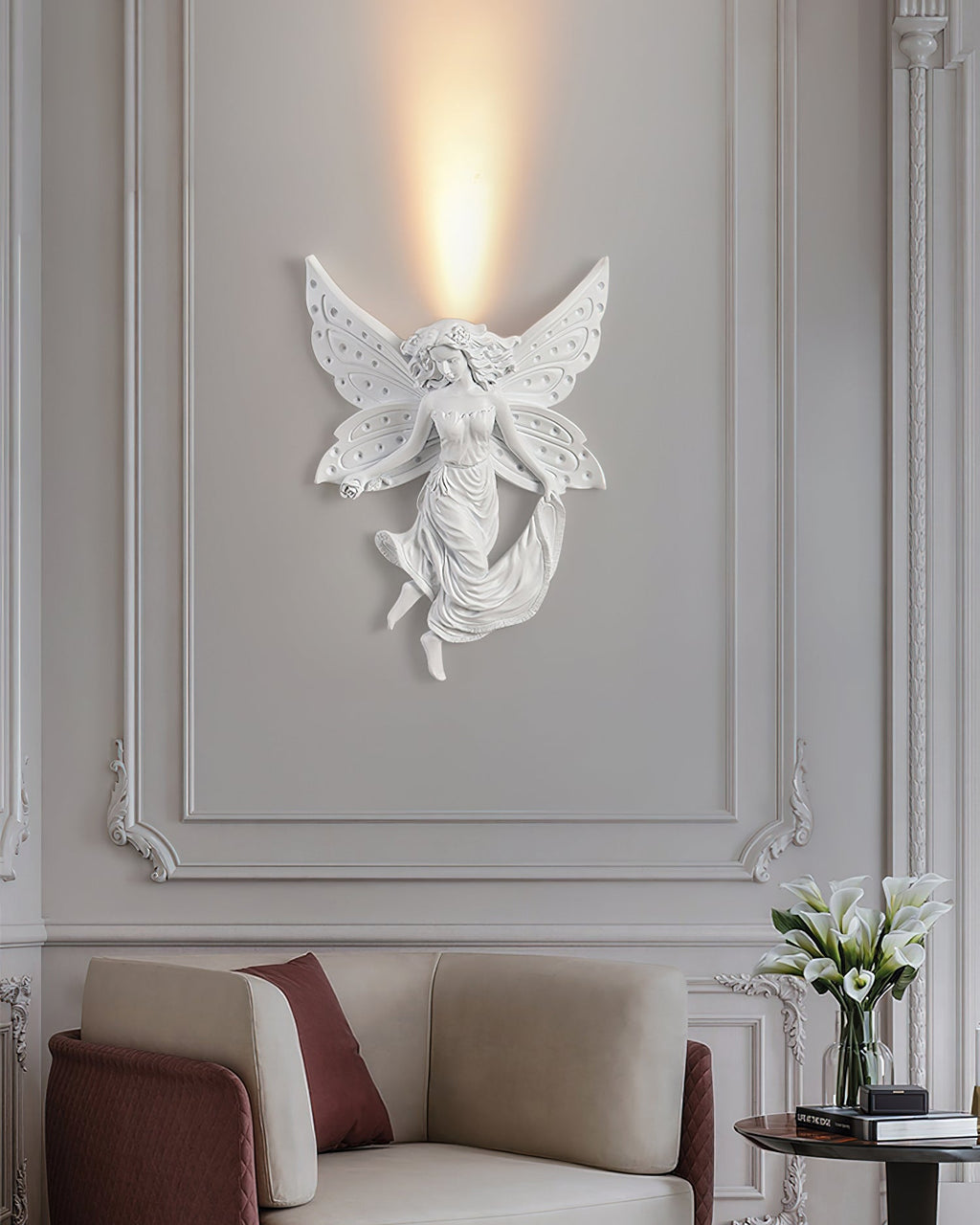 Angel Resin Wall Lamp