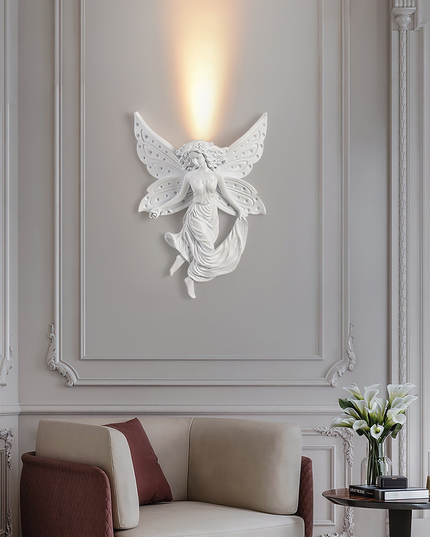 Angel Resin Wall Lamp