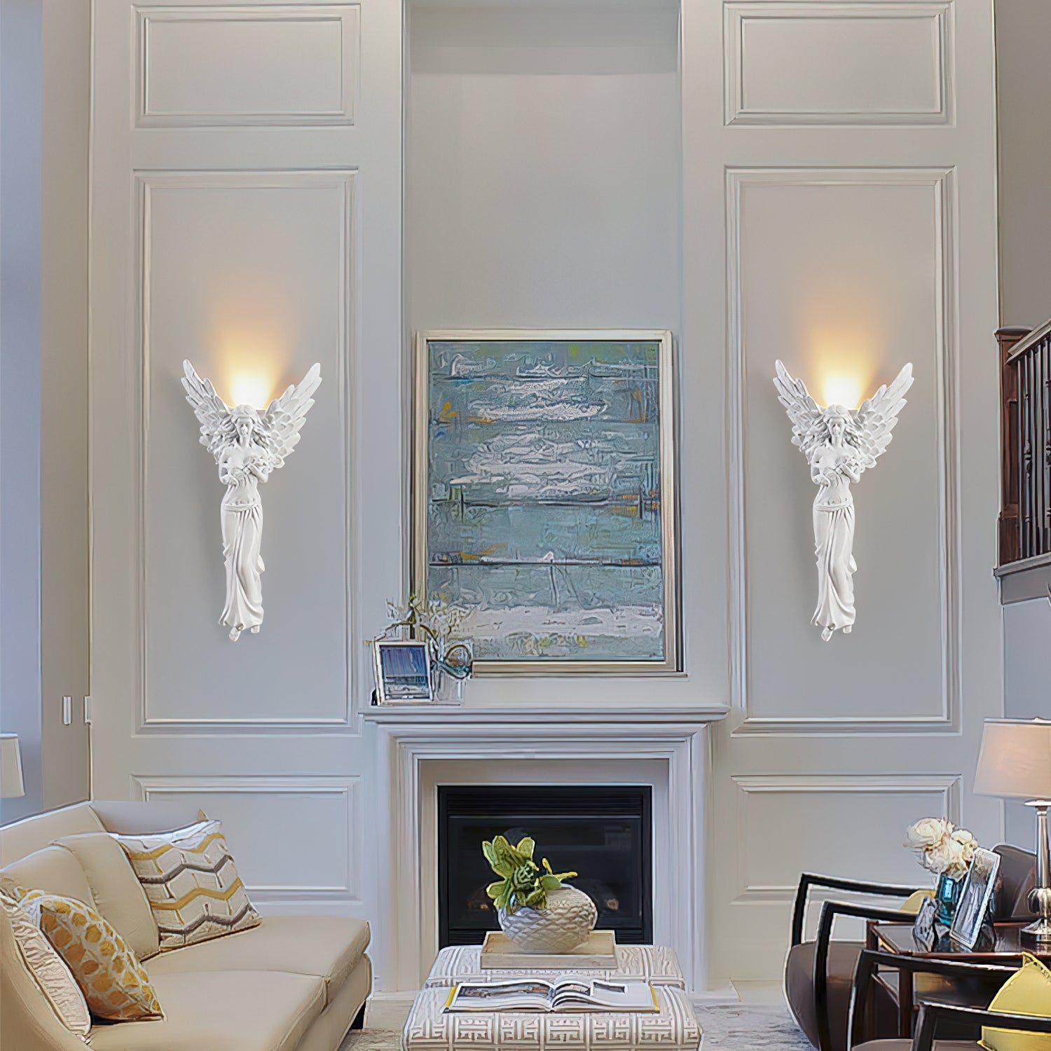 Angel Resin Wall Lamp