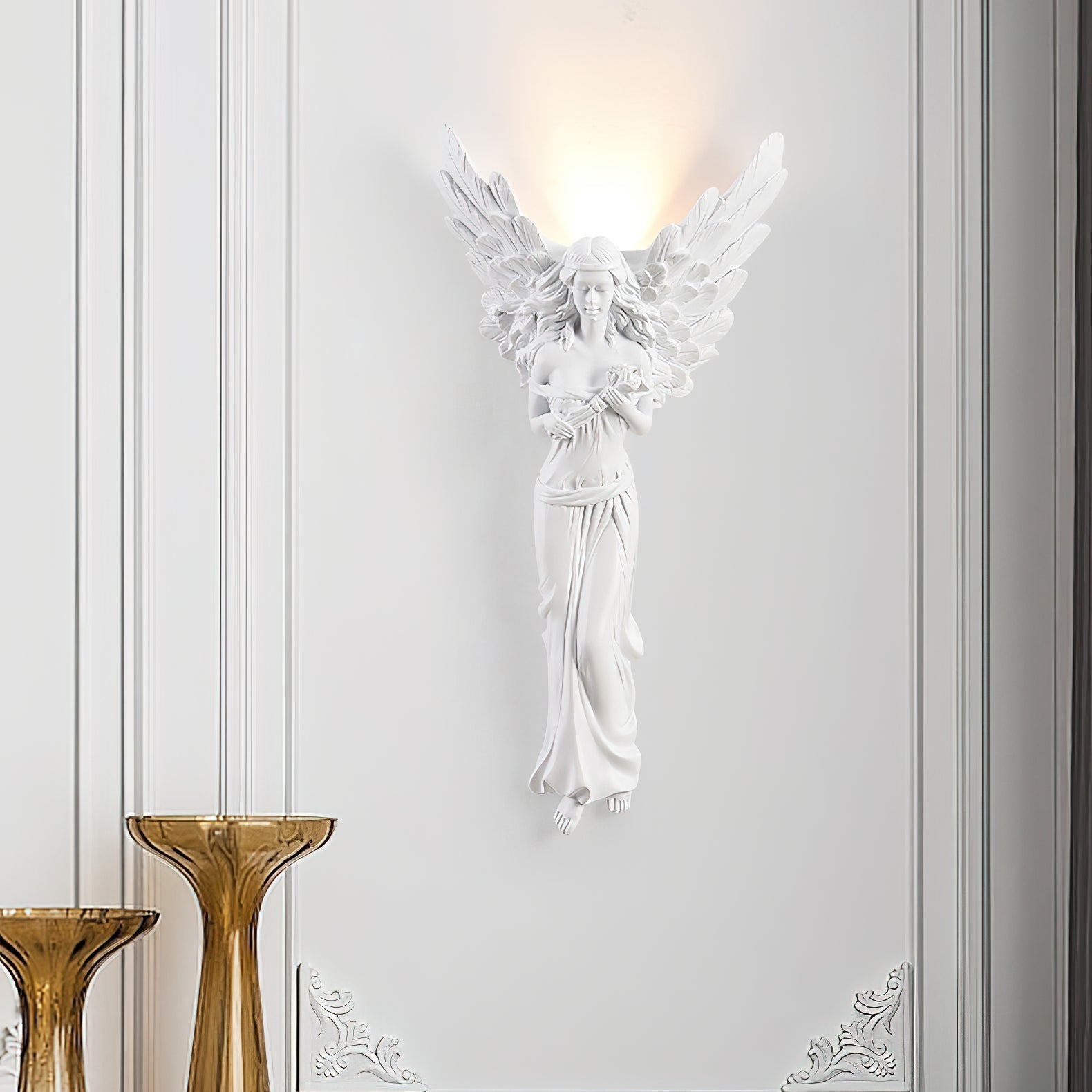 Angel Resin Wall Lamp