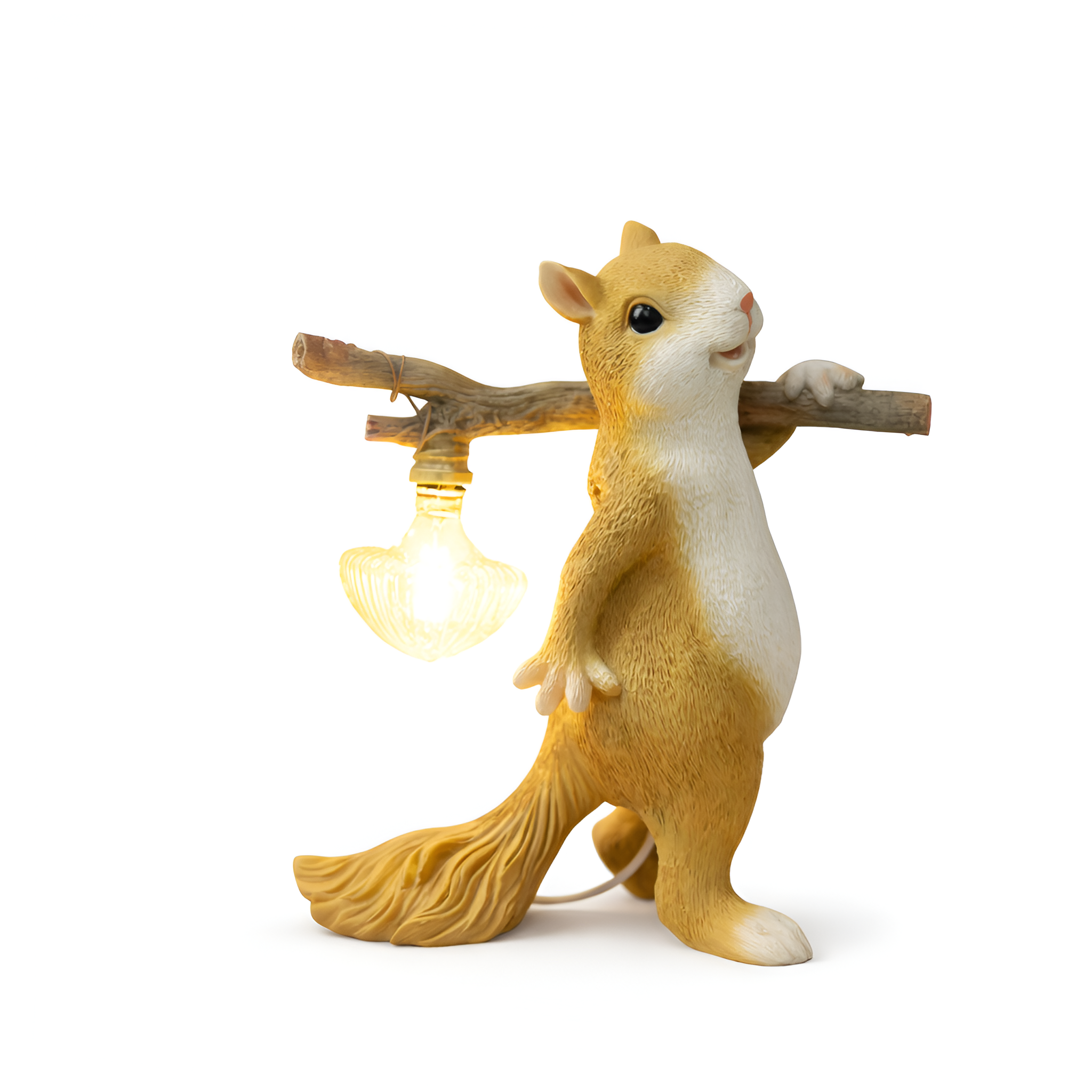 Nyx - Resin Squirrel LED Night Light Table Lamp