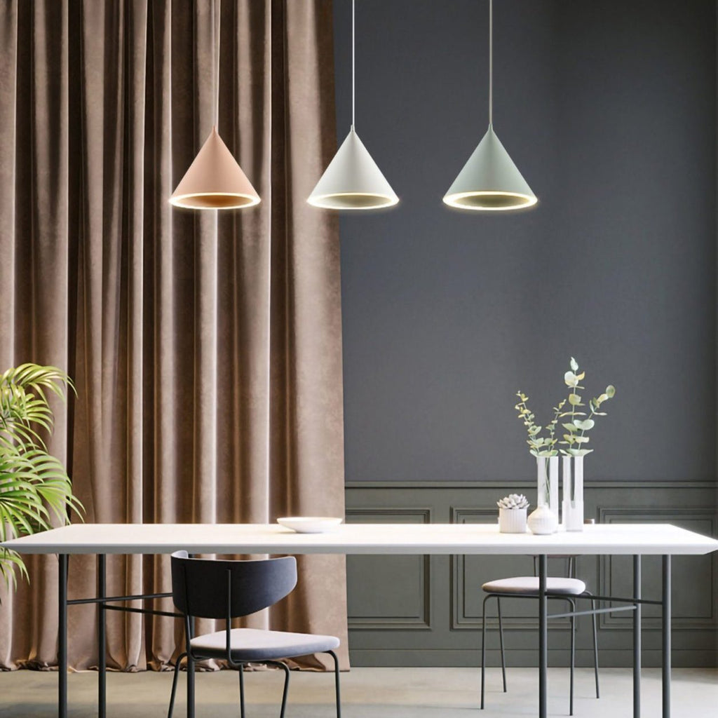 Nordic Aluminum Cone Shape Pendant Light