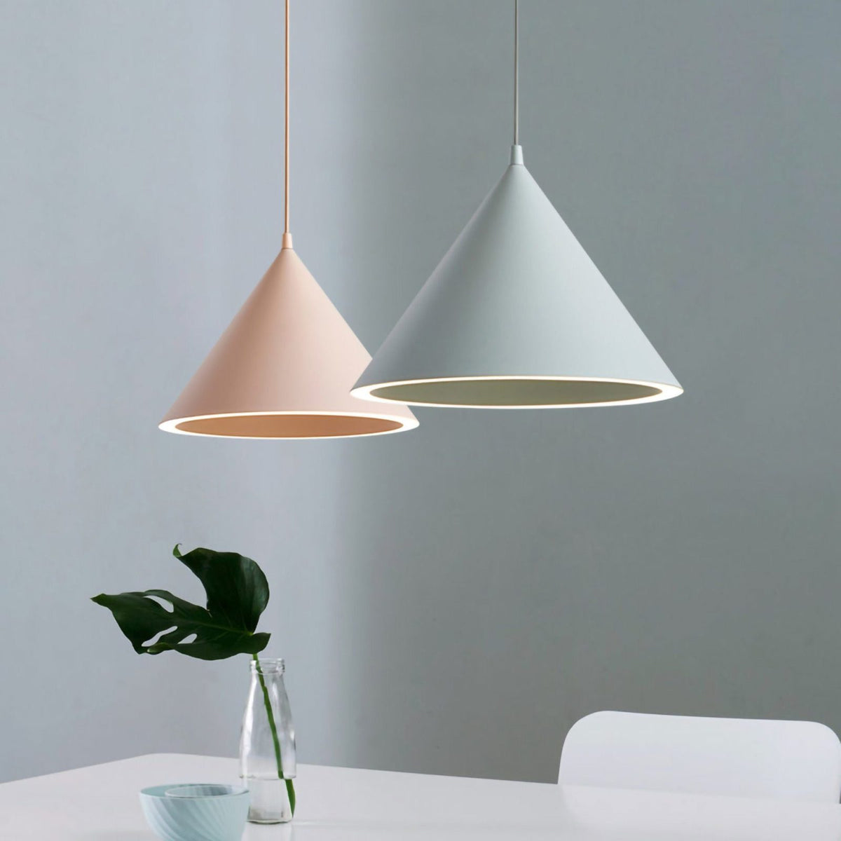 Nordic Aluminum Cone Shape Pendant Light