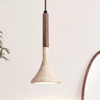 Aplomb Japandi Travertine Pendant Light