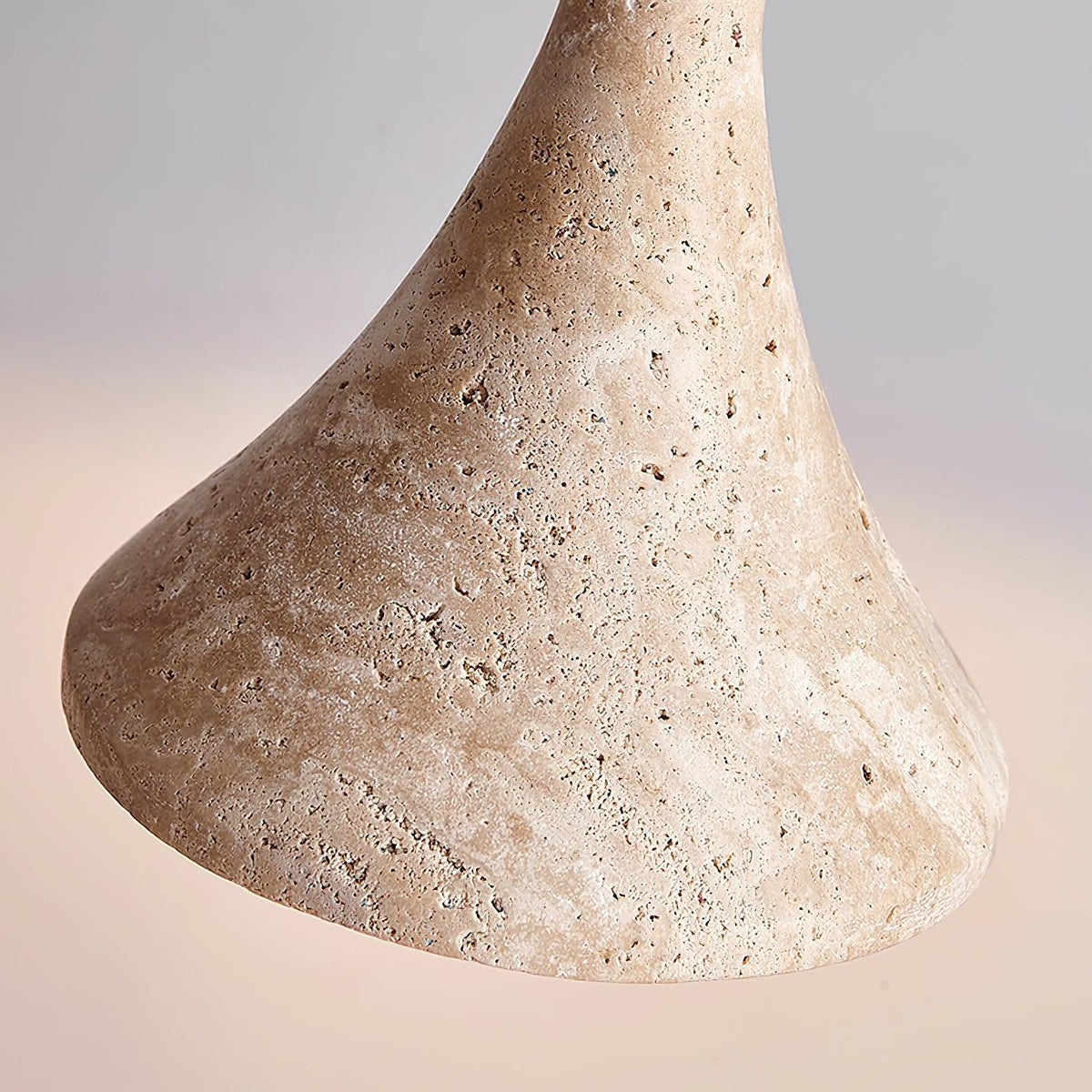 Aplomb Japandi Travertine Pendant Light