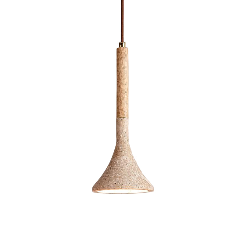 Aplomb Japandi Travertine Pendant Light