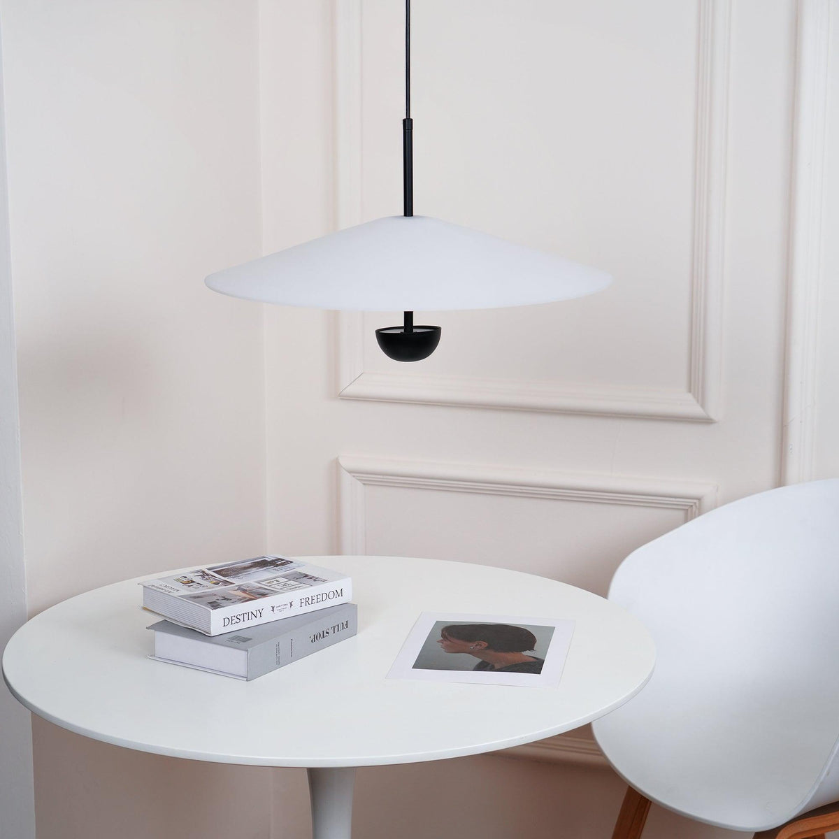 Ava Nordic Acrylic Cone Minimalist Pendant Light