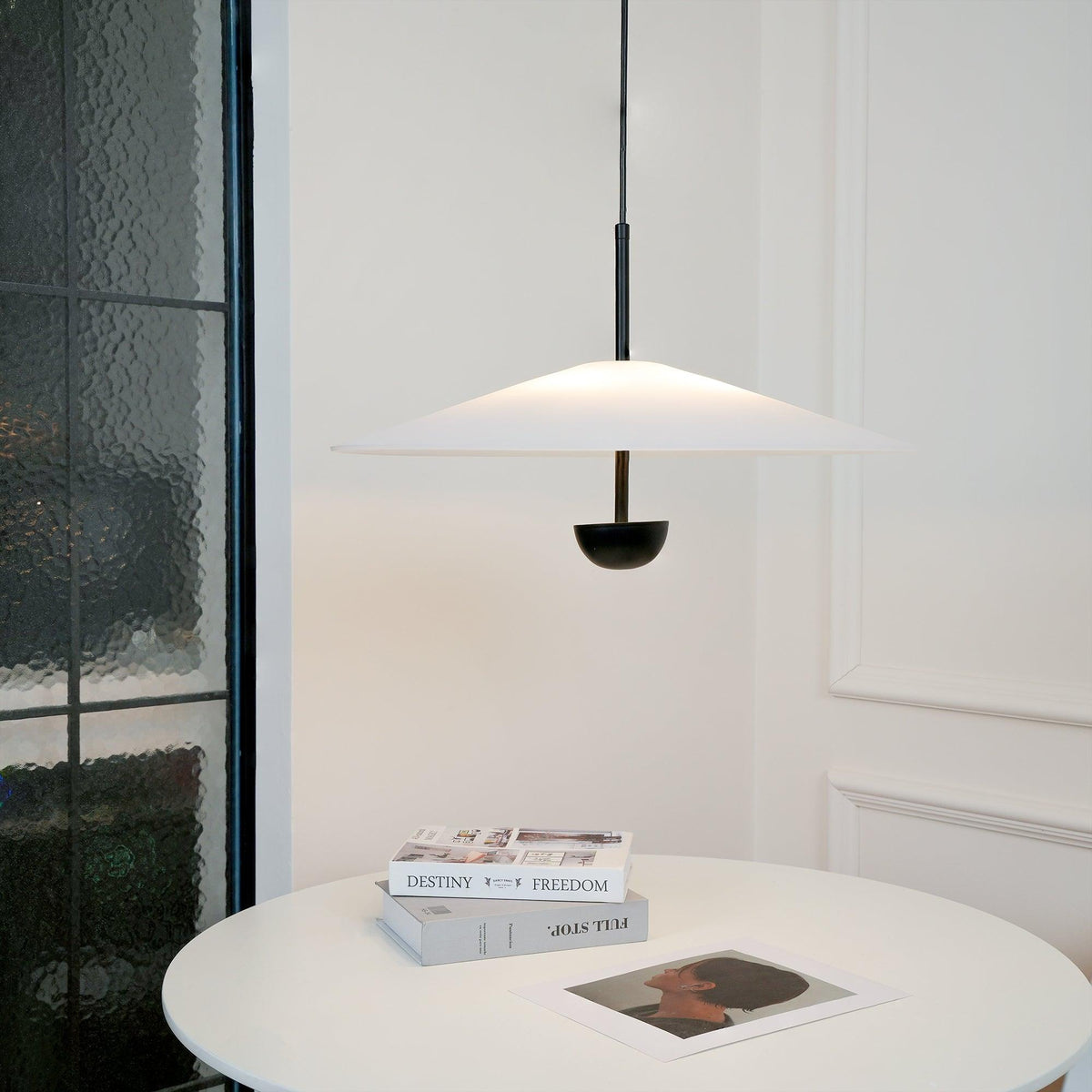 Ava Nordic Acrylic Cone Minimalist Pendant Light