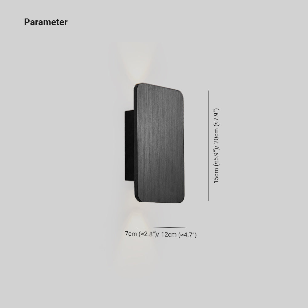 Nova Modern Square Wall Sconce for Bedroom/Living Room