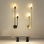 Nordic Modern Simplicity Iron & Acrylic Long Tube Wall Light