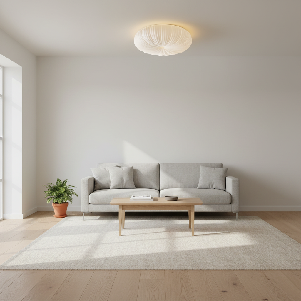 Lunara Minimalist Acrylic Japandi Ceiling Light