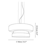Vicenta Nordic Colored Glass Pendant Light
