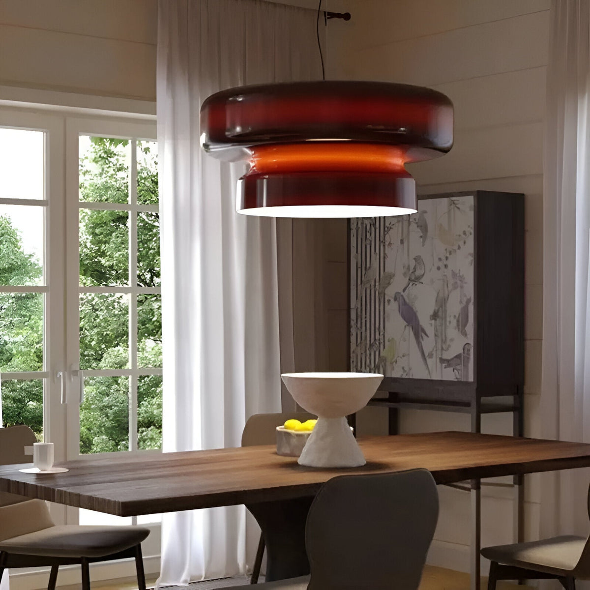 Vicenta Nordic Colored Glass Pendant Light