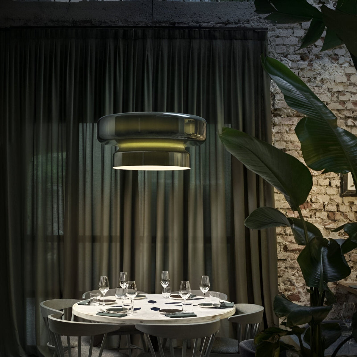Vicenta Nordic Colored Glass Pendant Light