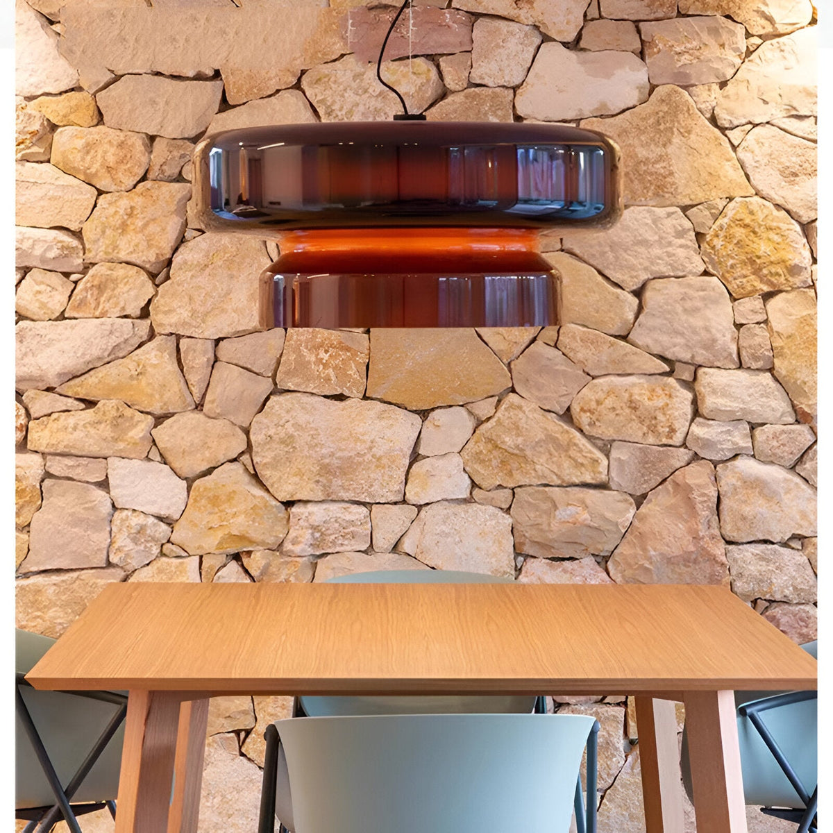Vicenta Nordic Colored Glass Pendant Light