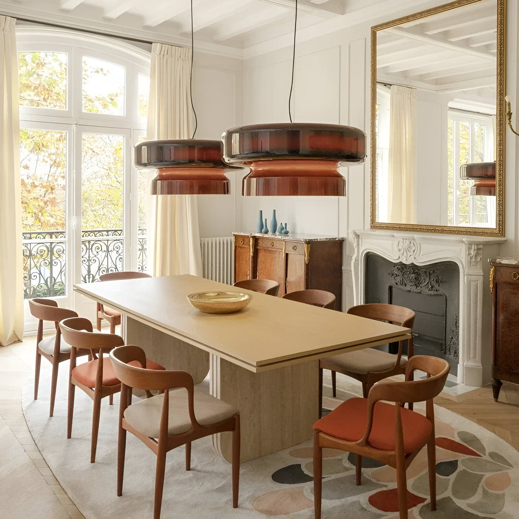 Vicenta Nordic Colored Glass Pendant Light