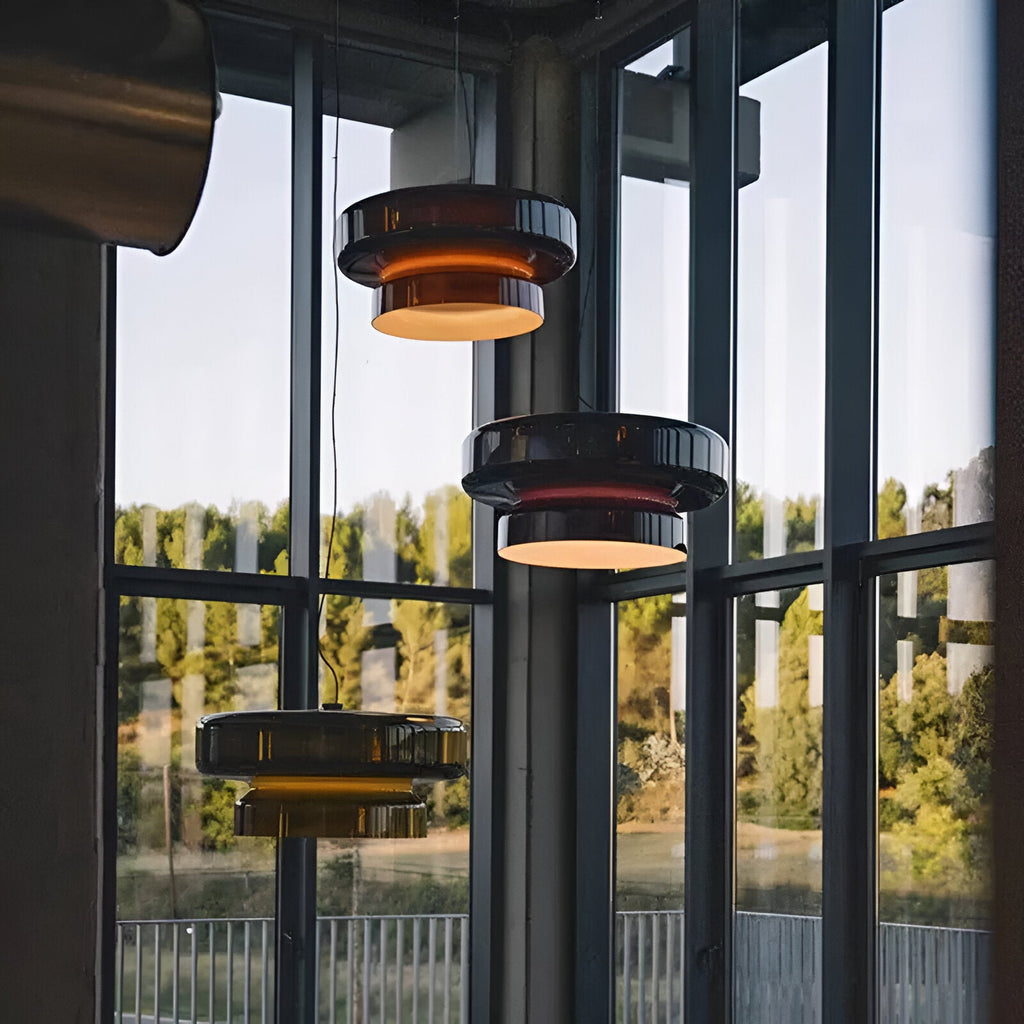 Vicenta Nordic Colored Glass Pendant Light