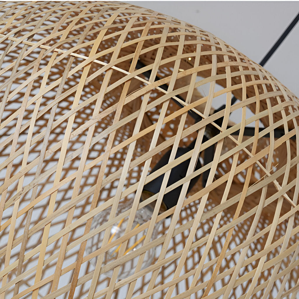 Solaya Handwoven Bamboo Pendant Light
