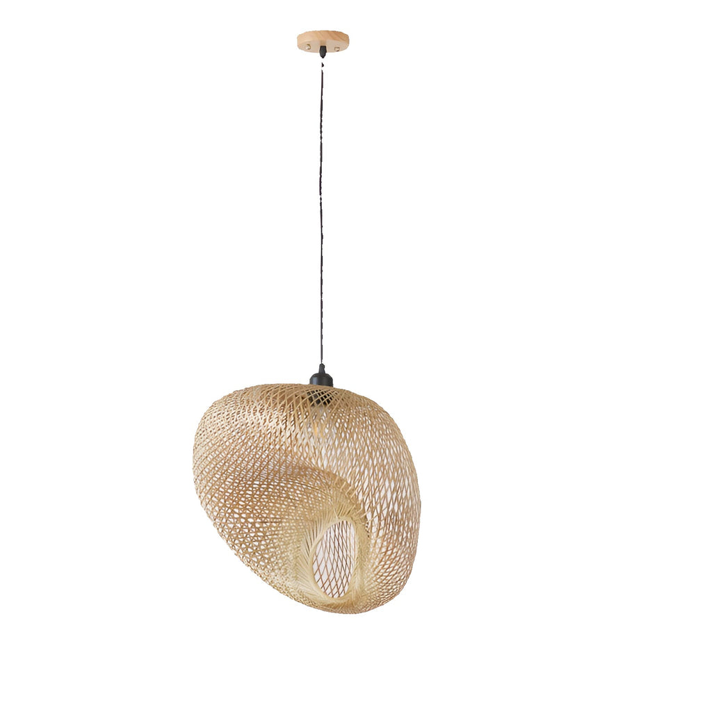 Solaya Handwoven Bamboo Pendant Light