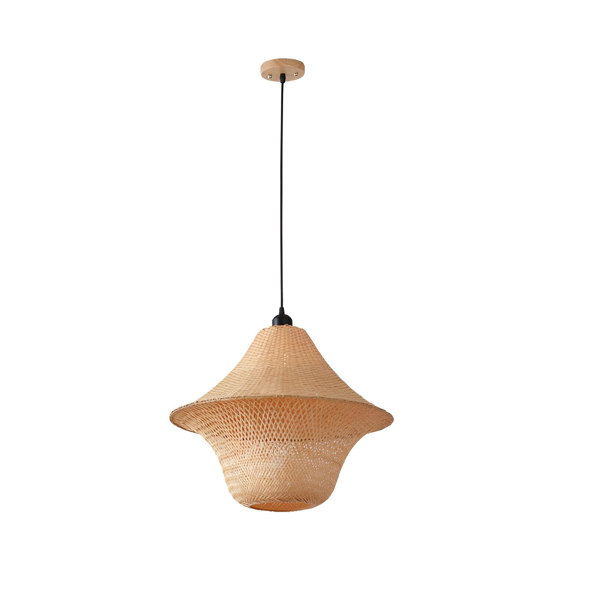 Solaya Handwoven Bamboo Pendant Light