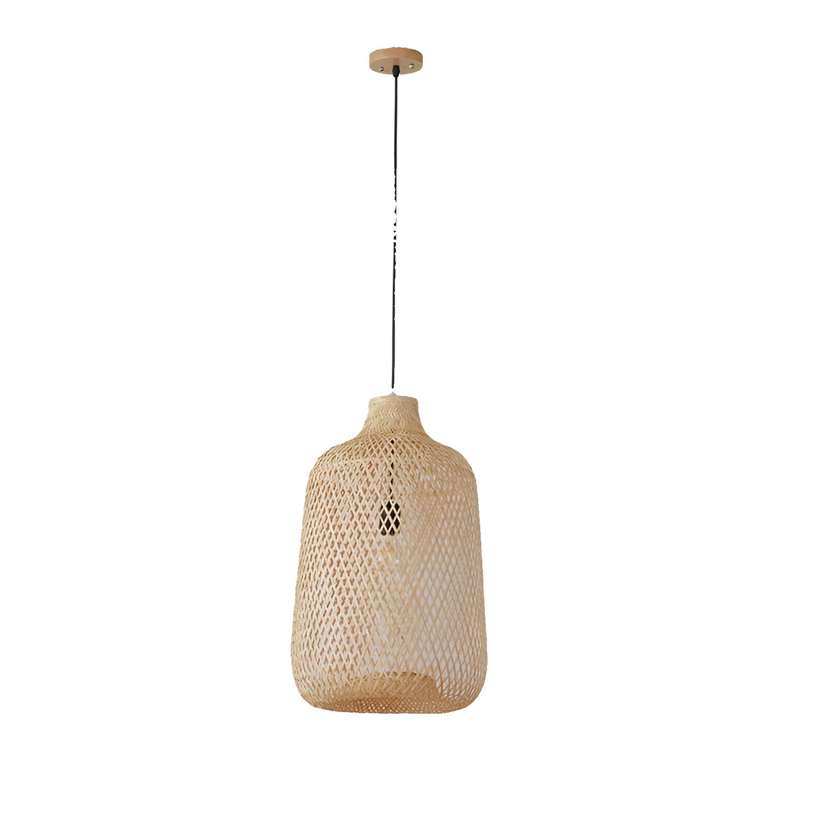 Solaya Handwoven Bamboo Pendant Light