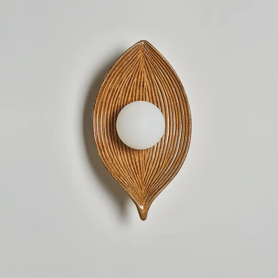 Nordic Zen Leaf Japanese-Style Wall Light