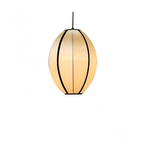 Japandi Silk Veil Pendant Light
