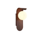 Carlyle Nordic Minimalist Iron Wood Accent LED Wall Light