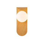 Carlyle Nordic Minimalist Iron Wood Accent LED Wall Light