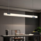 Kaelen Minimalist Alabaster Linear Pendant Light