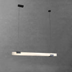 Kaelen Minimalist Alabaster Linear Pendant Light