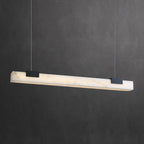Kaelen Minimalist Alabaster Linear Pendant Light