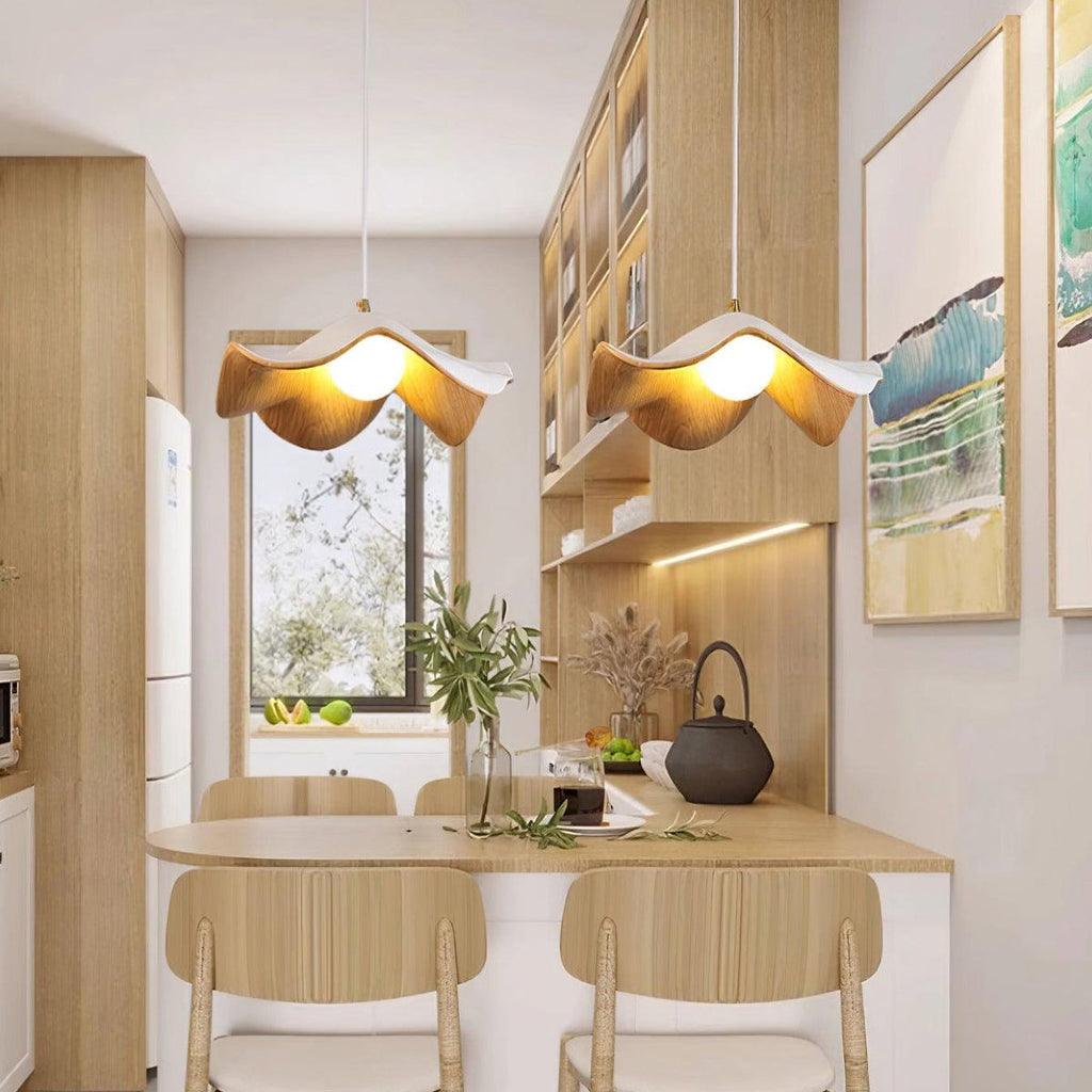 Lotus Flow Casita Resin Pendant Light