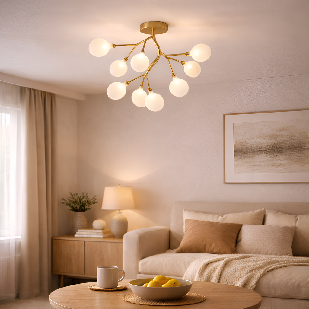 Luther - Firefly LED Chandelier Minimalist Ceiling Pendant Light