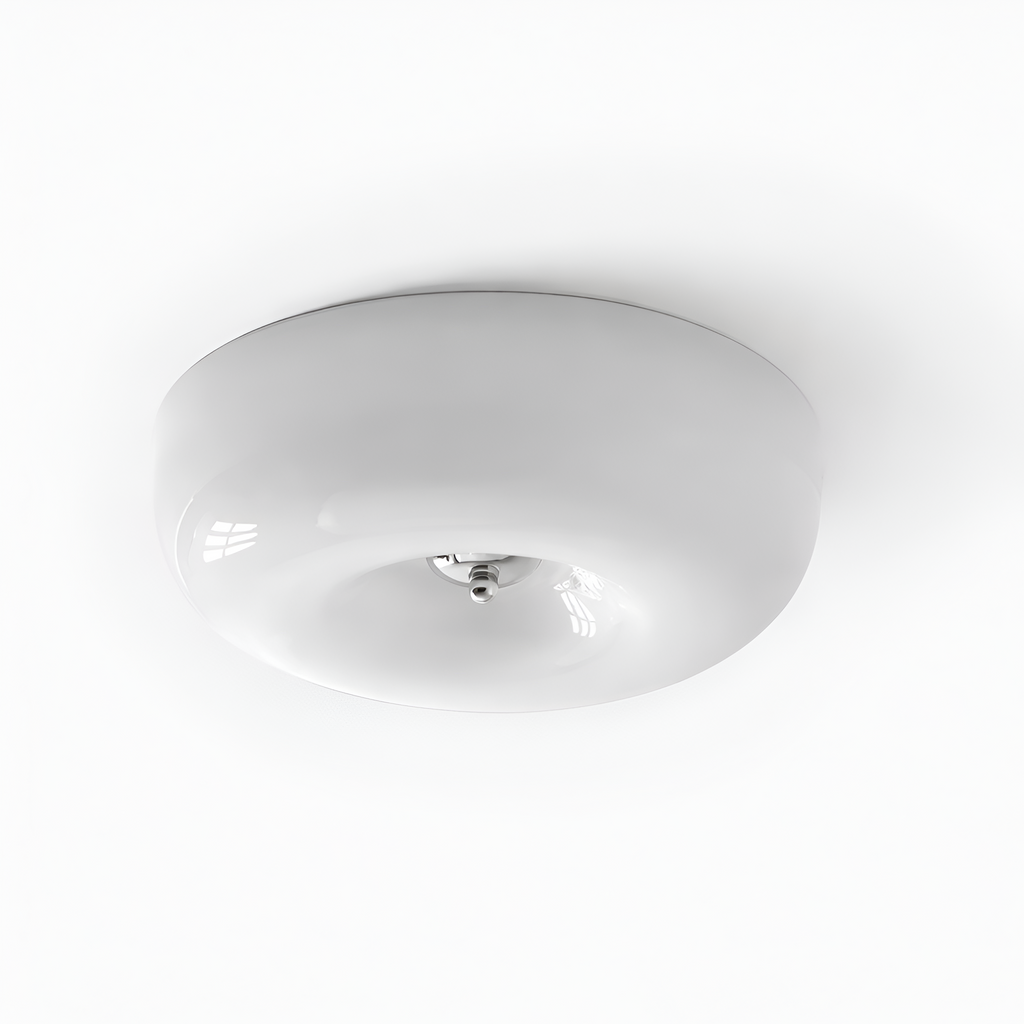 Brixton - French Cream Glass Ceiling Lamp