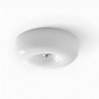 Brixton - French Cream Glass Ceiling Lamp