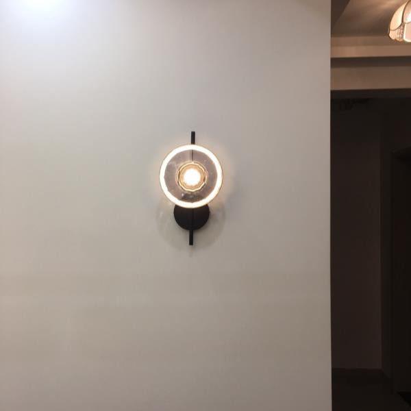 Nordic Round Design Ceto Glass Wall Light