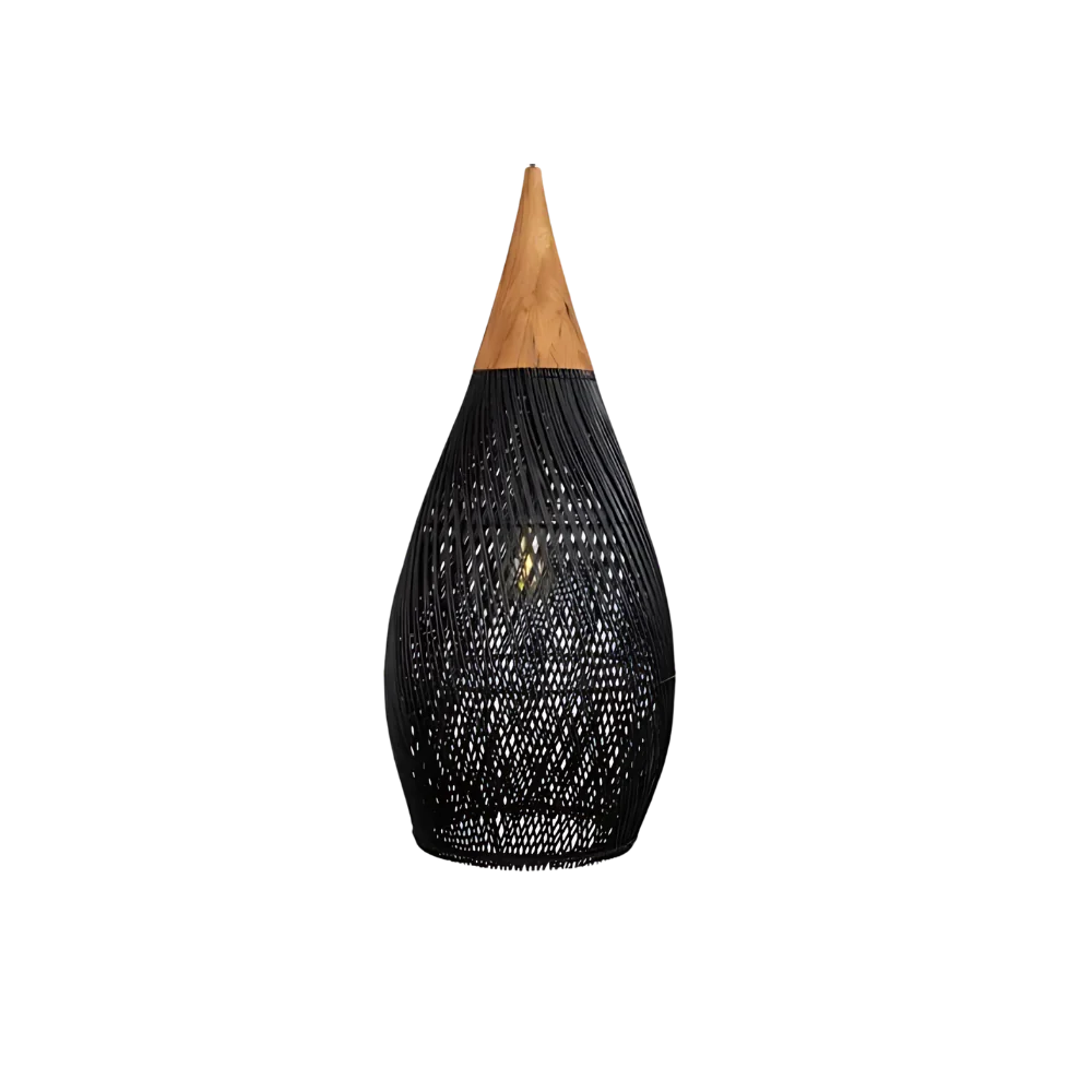 Handmade Rattan Tapestry Pendant Light