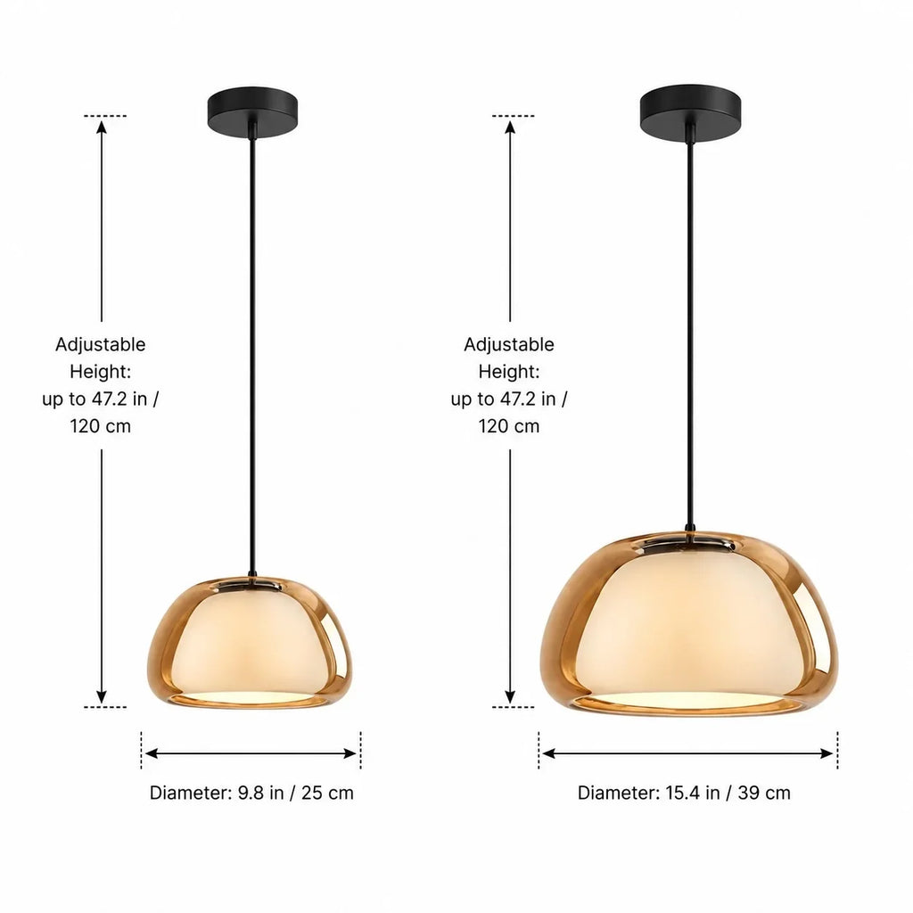 Nordic Jelly Glass Soho Pendant Light