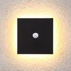 Klyne Minimalist Round/Square Outdoor Wall Lamp LED, Black/White