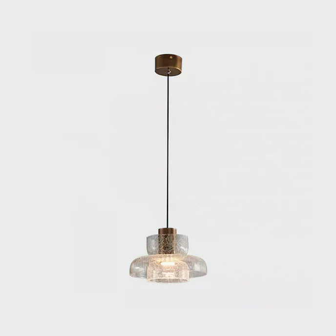 Retro Cracked Glass Pendant Light