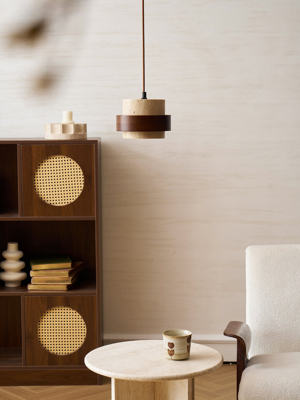 Cole Travertine Pendant Lamp