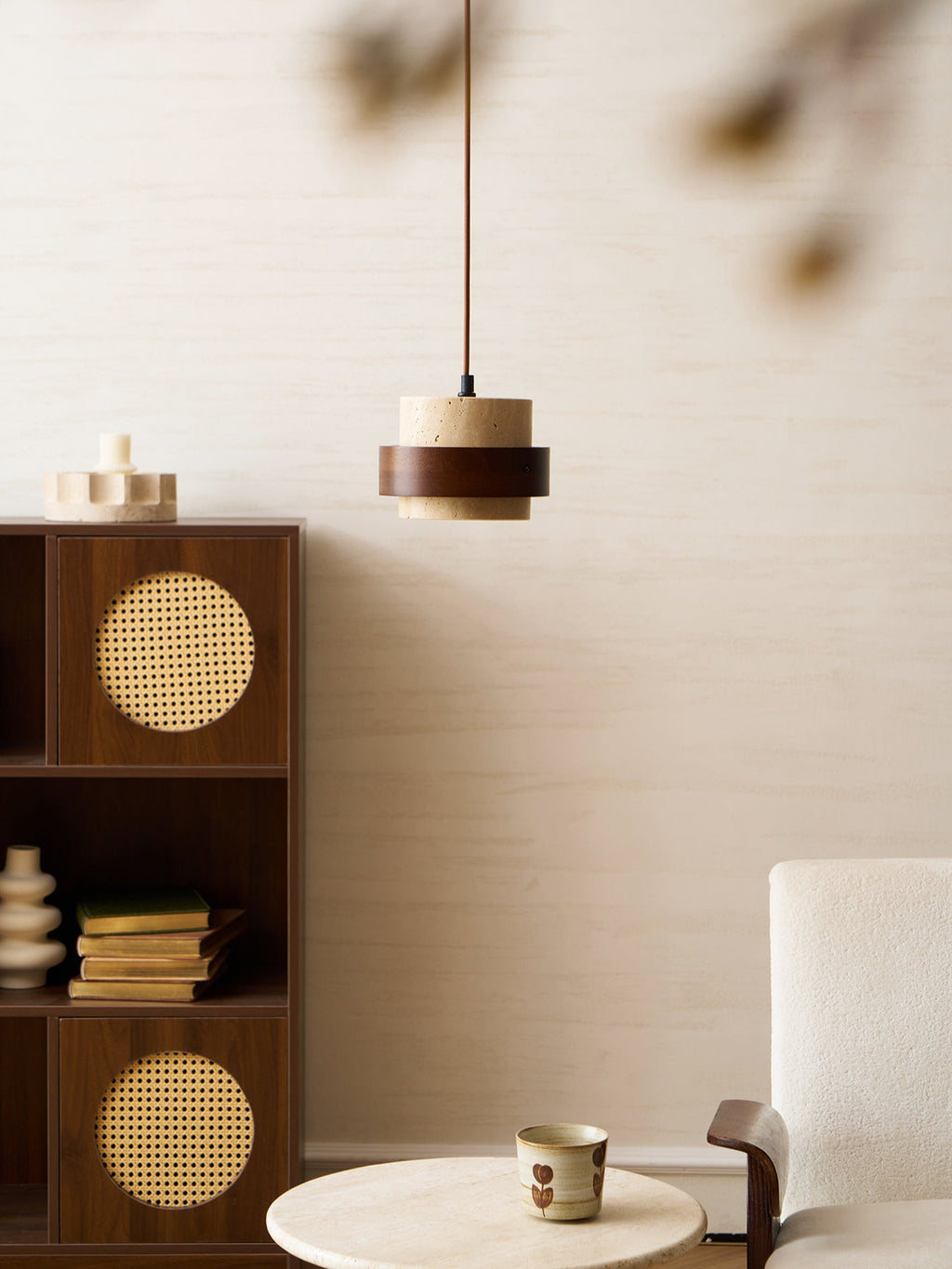 Cole Travertine Pendant Lamp