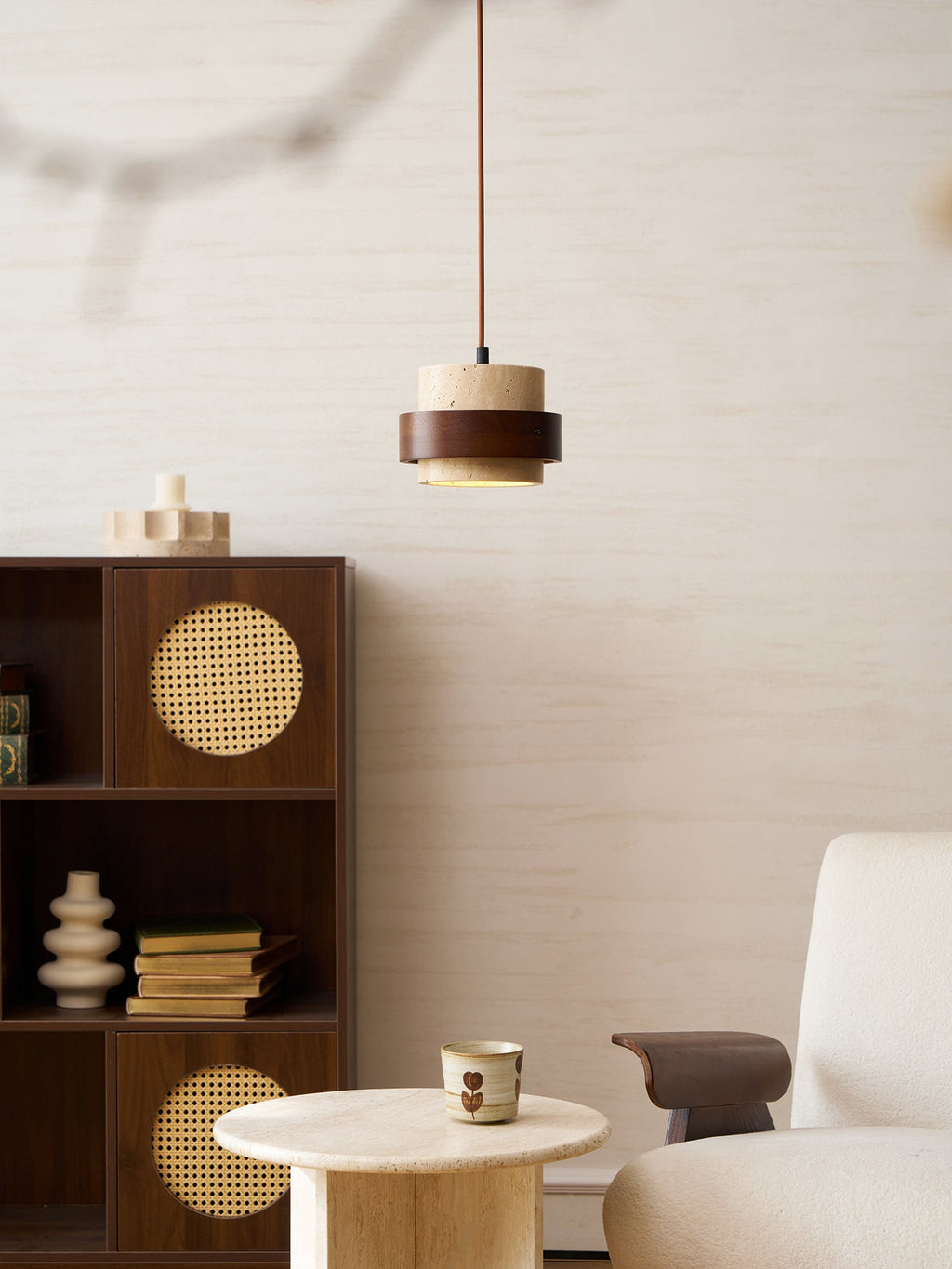 Cole Travertine Pendant Lamp