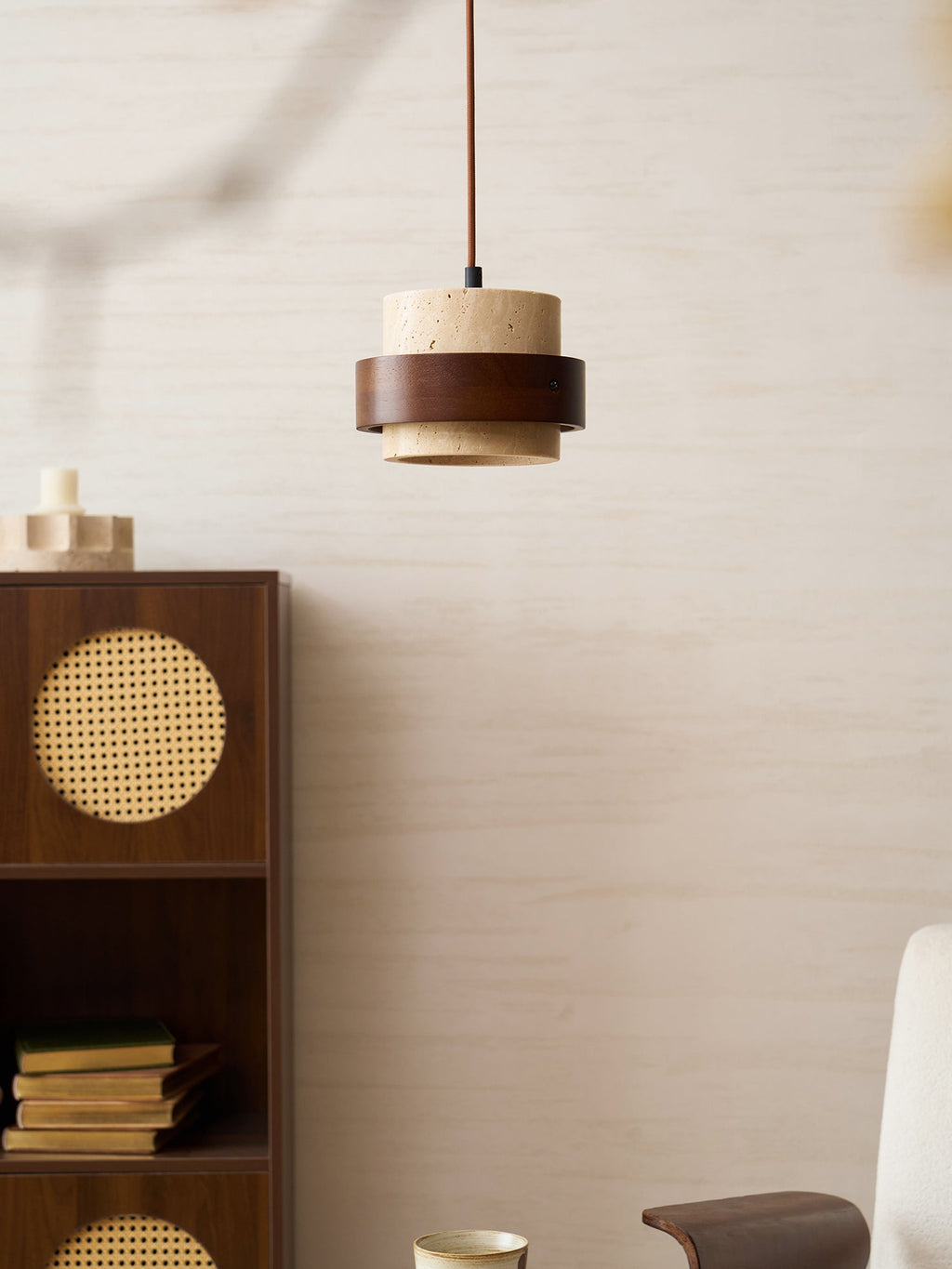 Cole Travertine Pendant Lamp