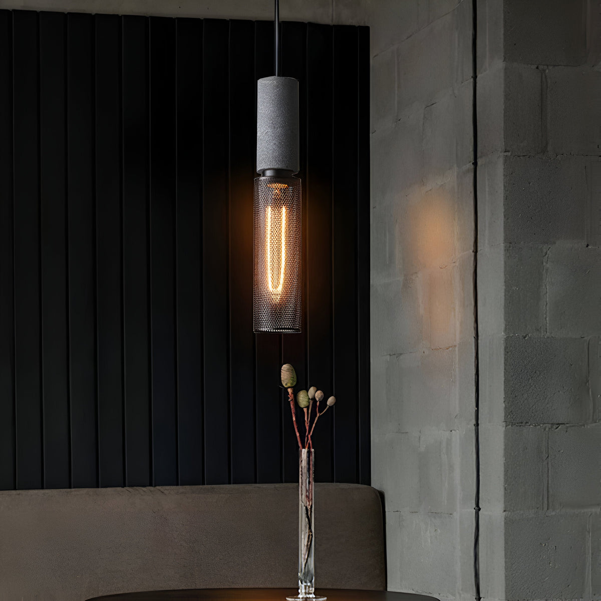 Concrete Nordic Industrial Cement Pendant Light