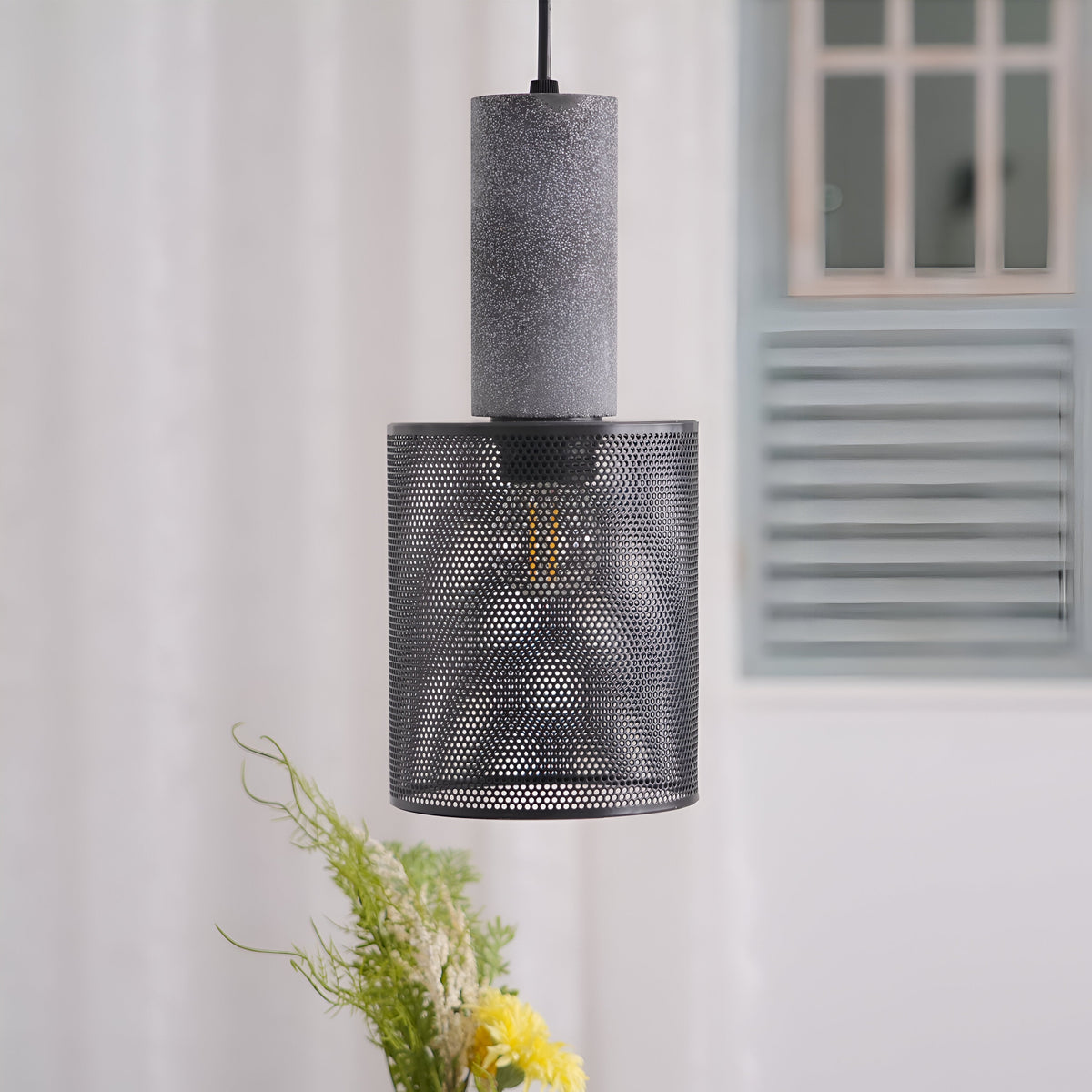 Concrete Nordic Industrial Cement Pendant Light
