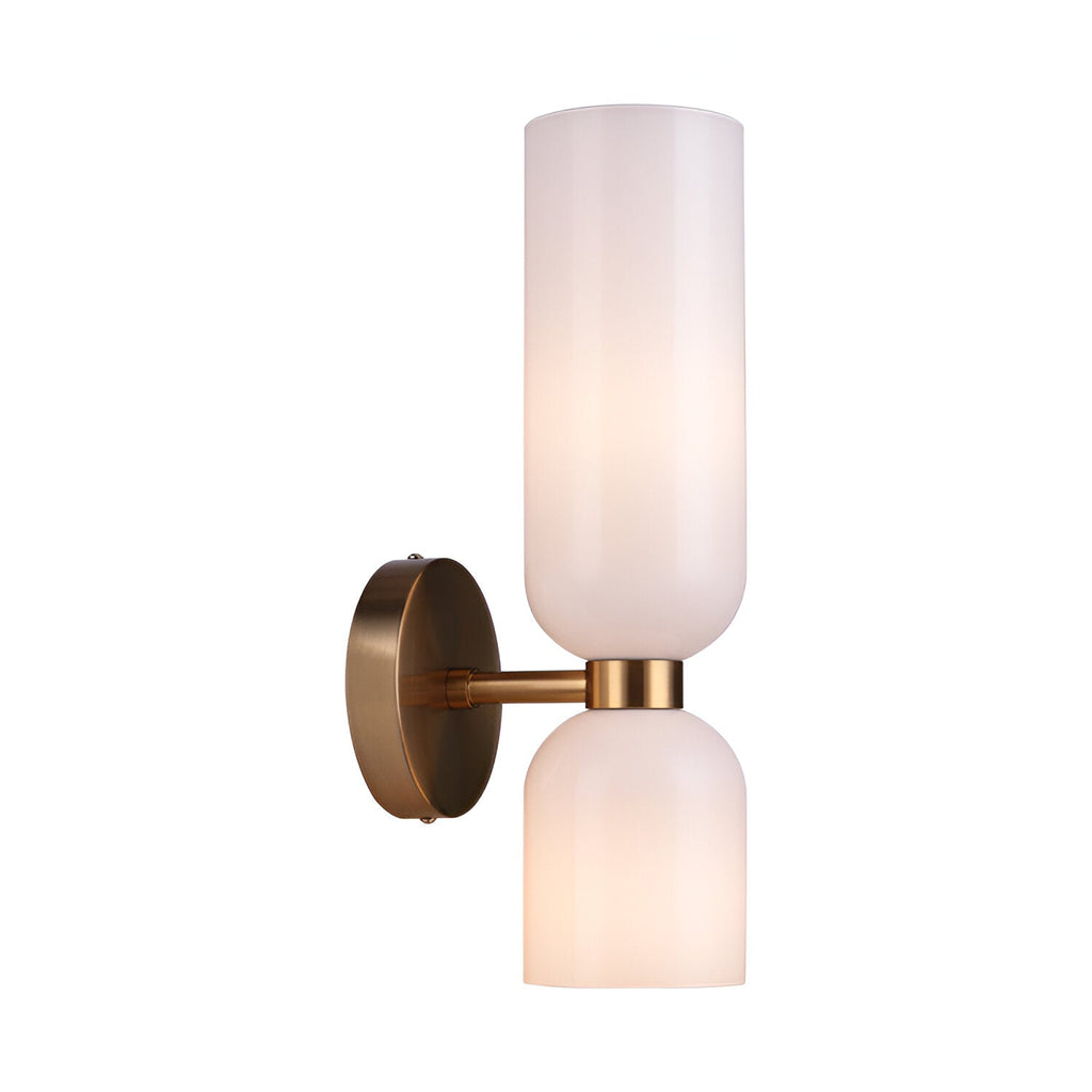 Velora Nordic Double Glass Wall Light