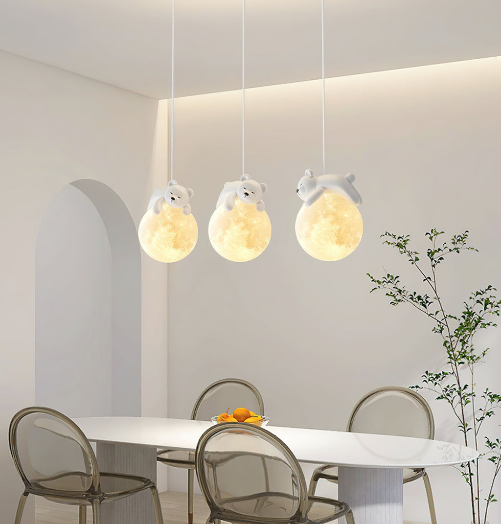 Cream Style Animal Pendant Lamp