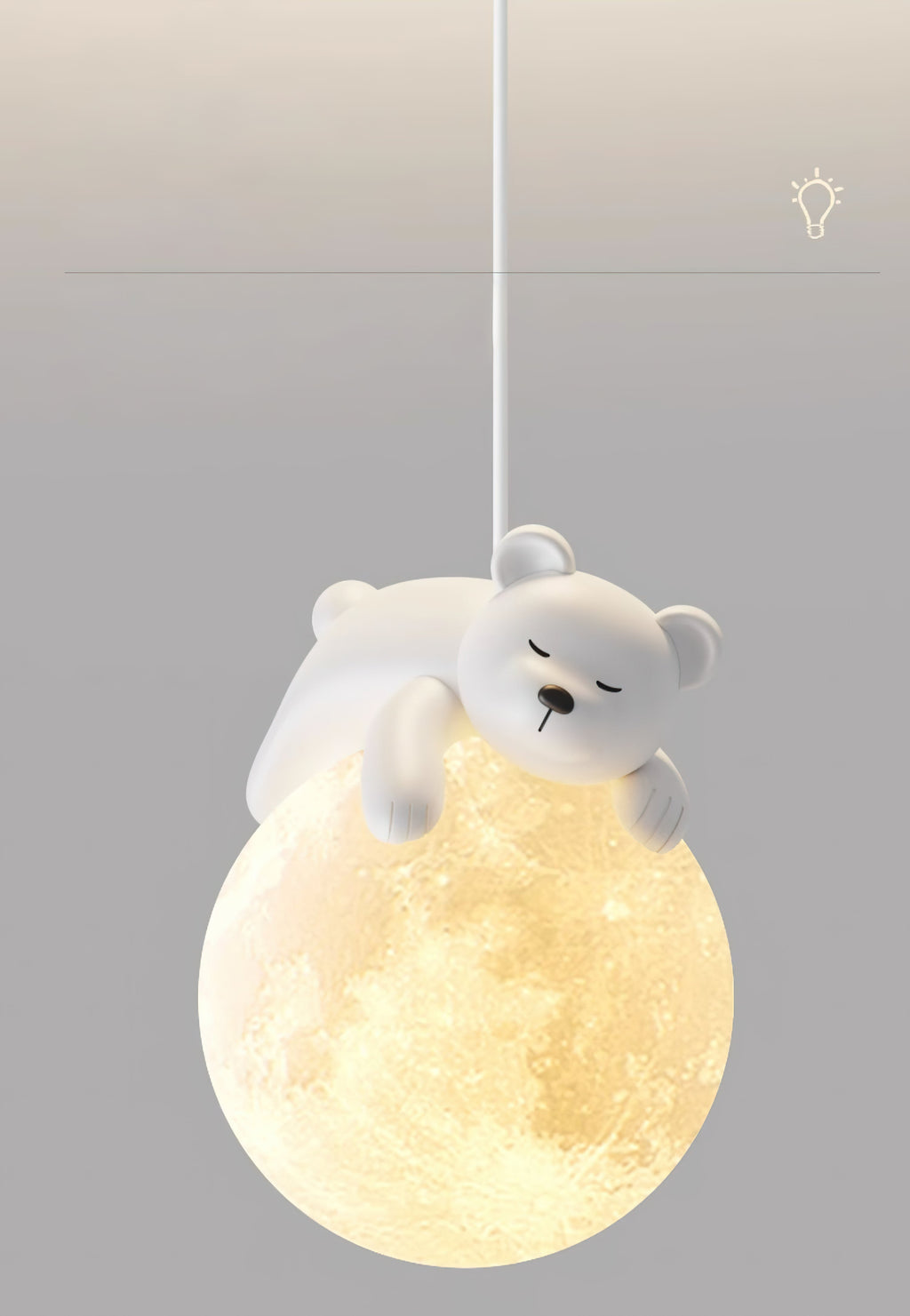 Cream Style Animal Pendant Lamp